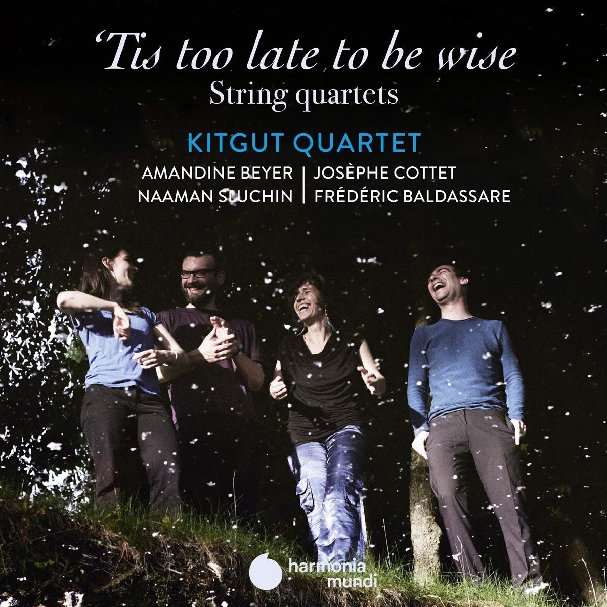 Review of 'Tis too late to be wise (Kitgut Quartet)